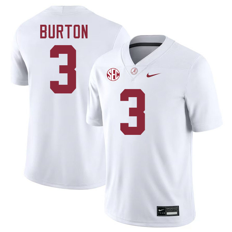 Jermaine Burton Alabama Jersey,University Of Alabama Crimson Tide Football Jersey,Uniforms-White